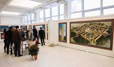 exhibition at udaw 2019, tashkent